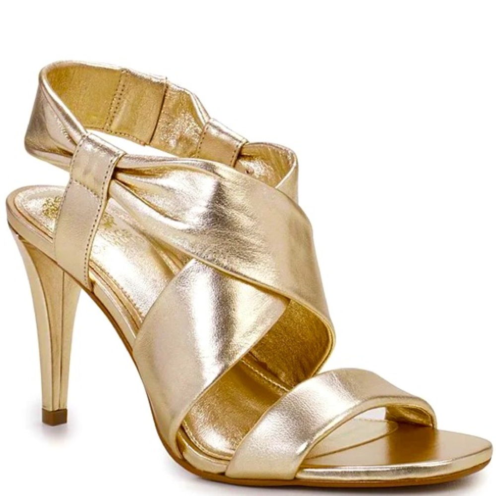 Vince Camuto Gold Heels
